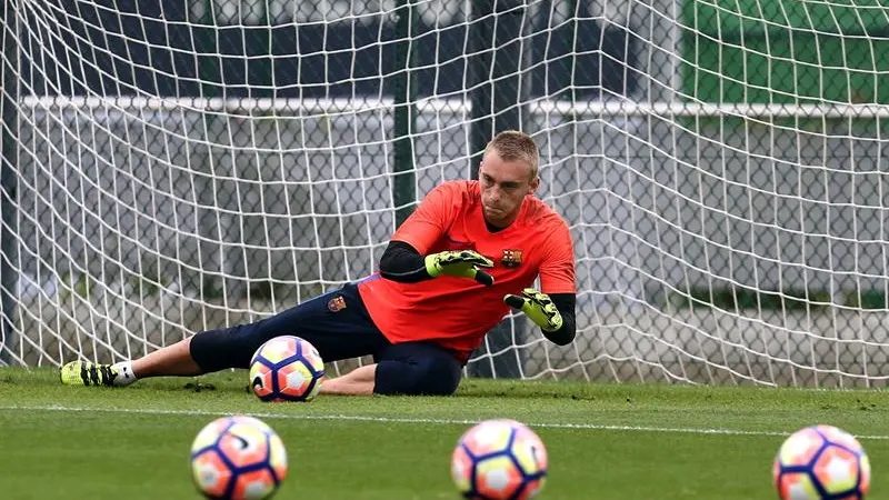 El portero del FC Barcelona, Jasper Cillessen.