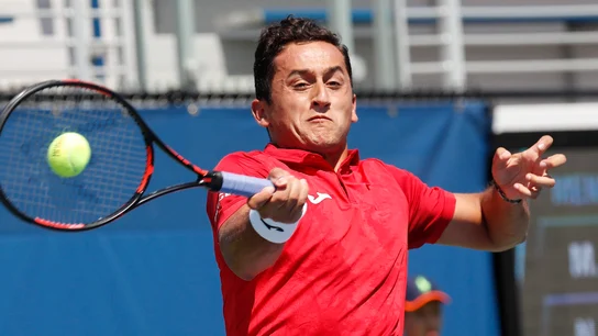 El tenista Nicolás Almagro en el torneo de Shanghái El tenista Nicolás Almagro en el torneo de Shanghái