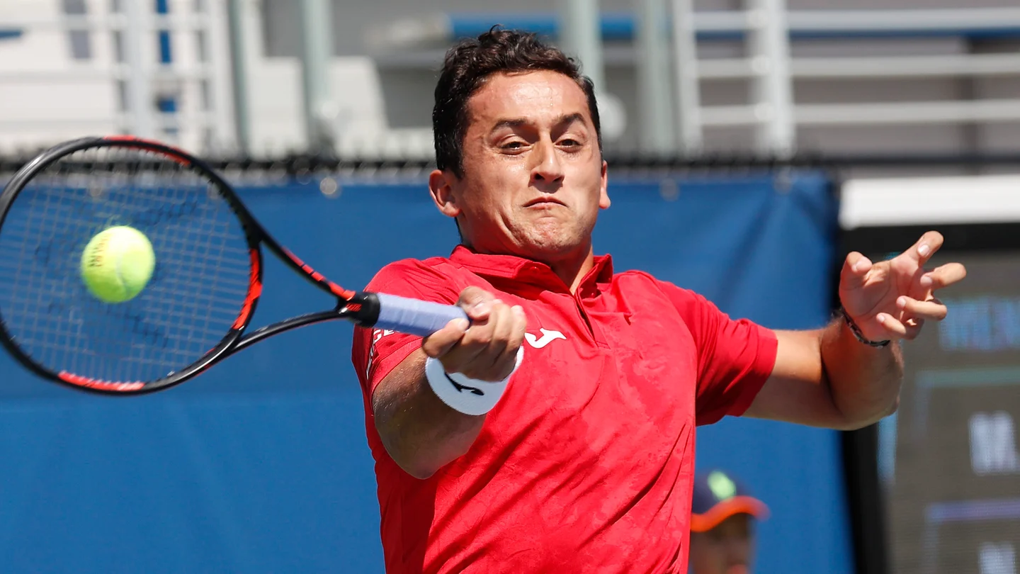 El tenista Nicolás Almagro en el torneo de Shanghái El tenista Nicolás Almagro en el torneo de Shanghái