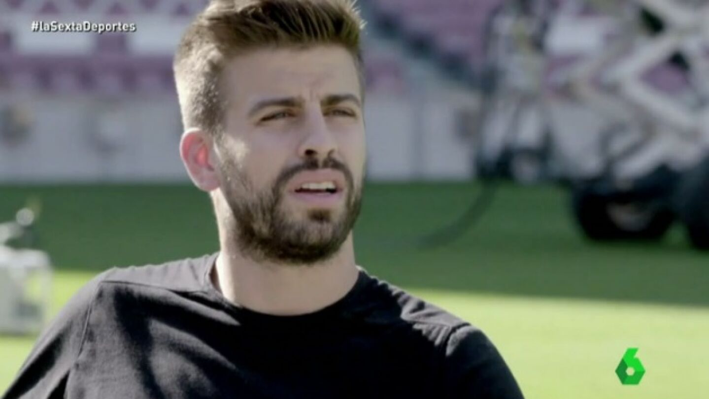 Gerard Piqu&eacute; en el programa Fora de s&egrave;rie