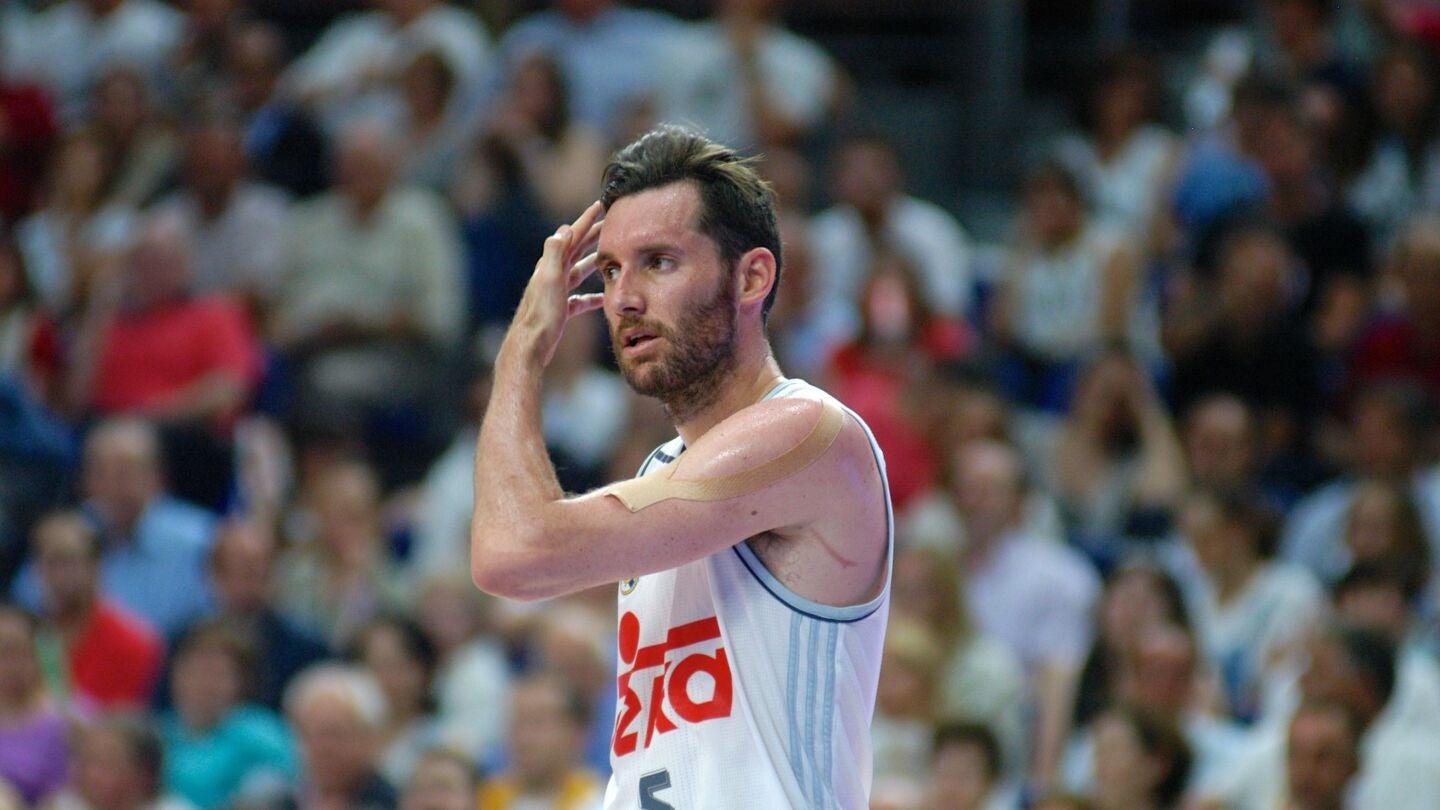 Rudy Fern&aacute;ndez, en un partido con el Real Madrid de basket