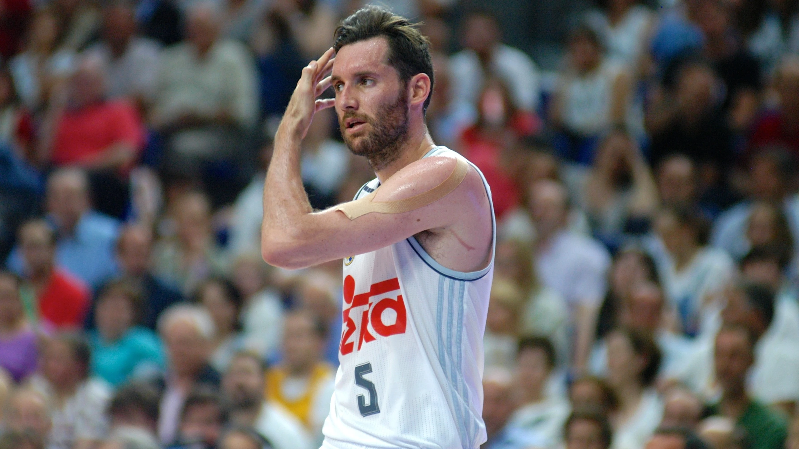 Rudy Fernández, en un partido con el Real Madrid de basket