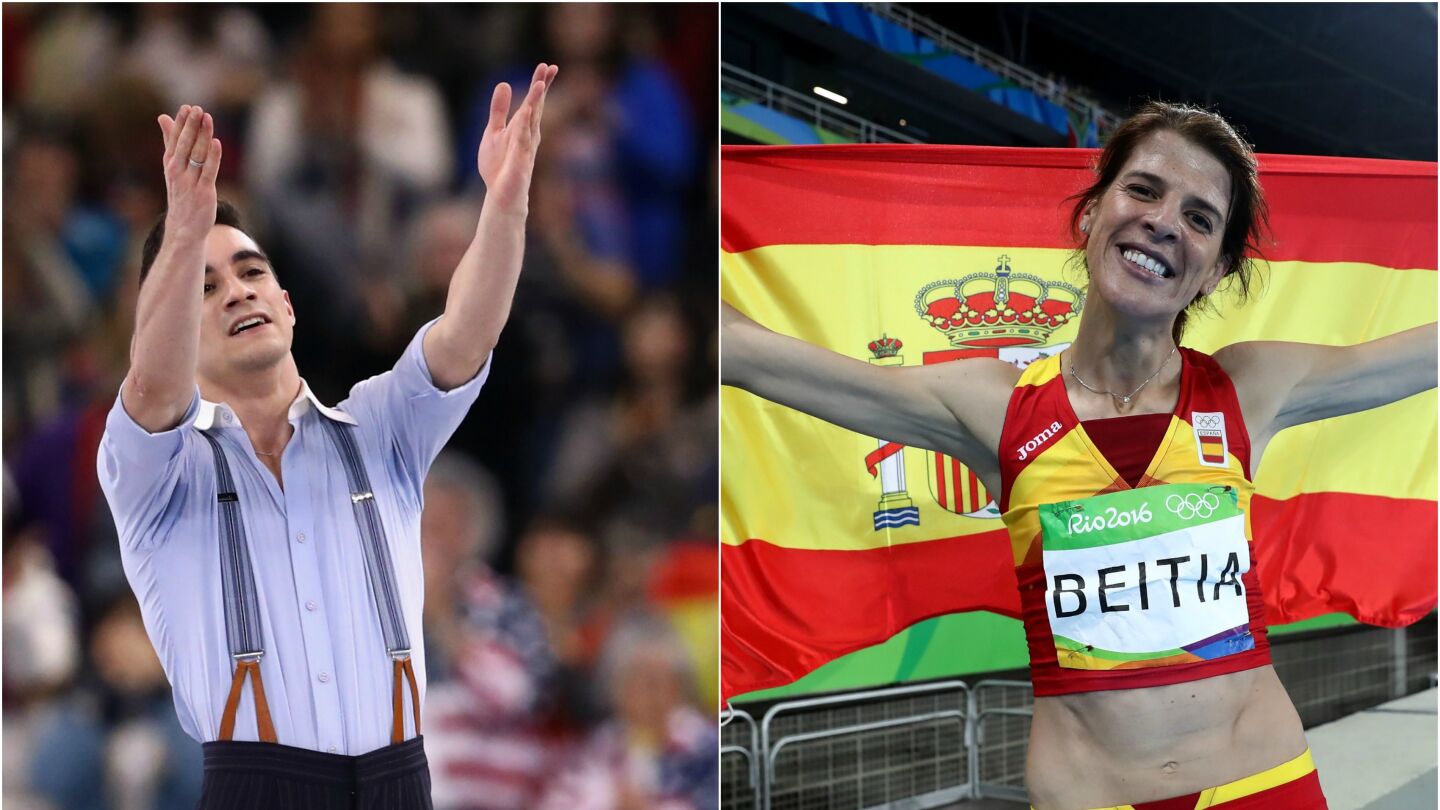 Javier Fern&aacute;ndez y Ruth Beitia, Premios Nacionales del Deporte
