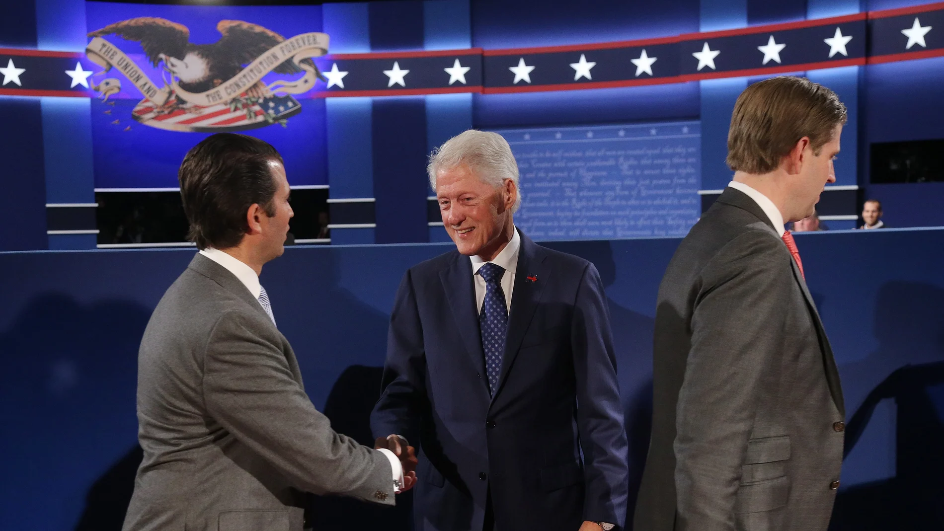 Bill Clinton en el debate presidencial