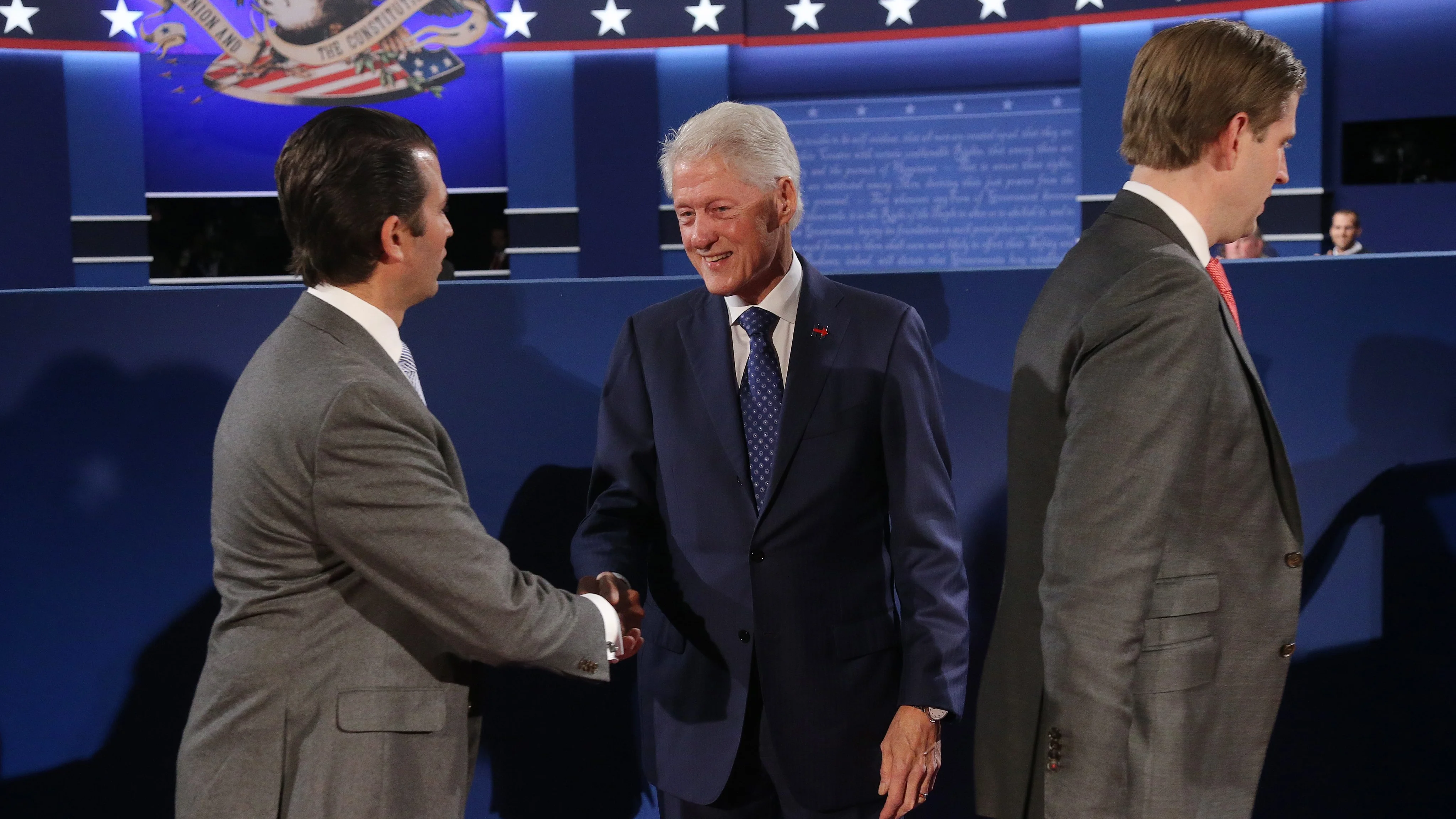 Bill Clinton en el debate presidencial