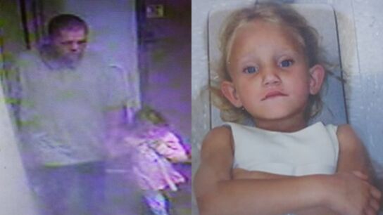 Rebecca Lewis y su presunto secuestrador en Georgia