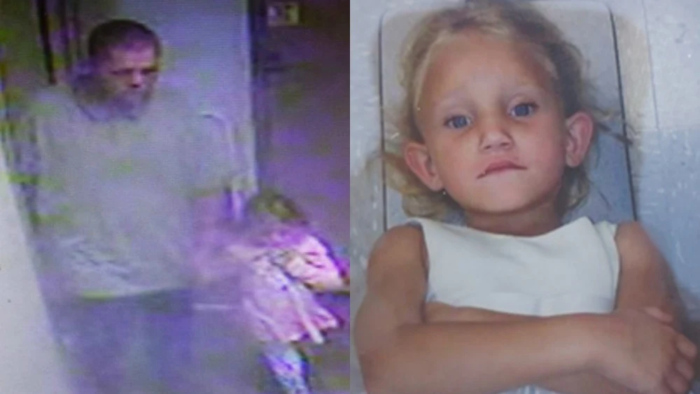 Rebecca Lewis y su presunto secuestrador en Georgia