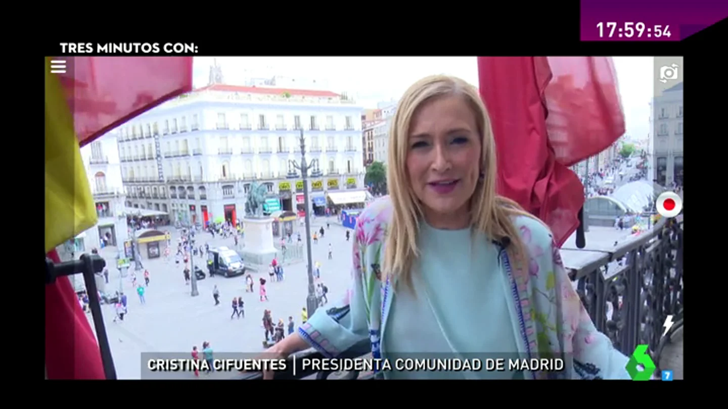 Frame 185.579672 de: tres minutos con cifuentes Frame 185.579672 de: tres minutos con cifuentes