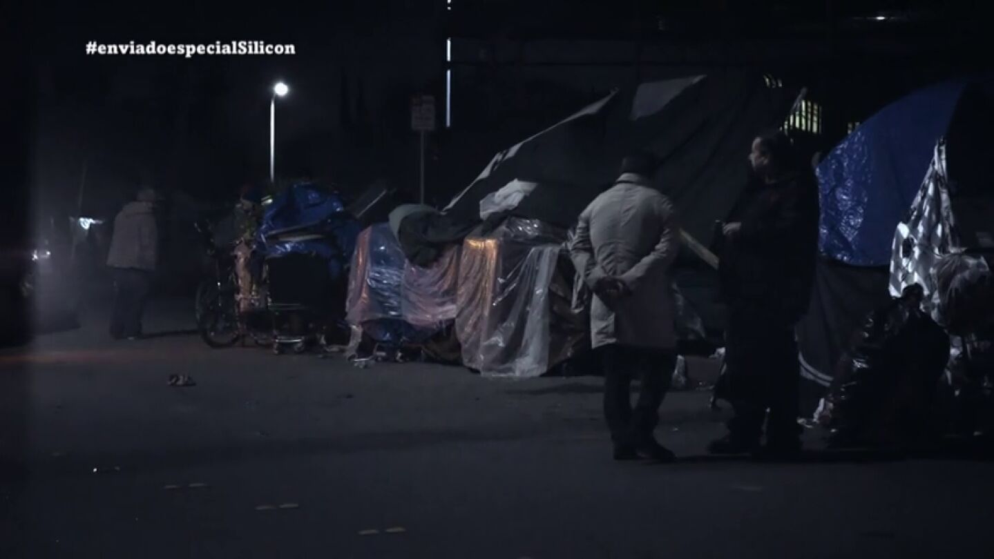 Frame 234.344439 de: La otra cara de Silicon Valley, la de 10.000 personas que viven en la calle por el elevado nivel econ&oacute;mico de la zona