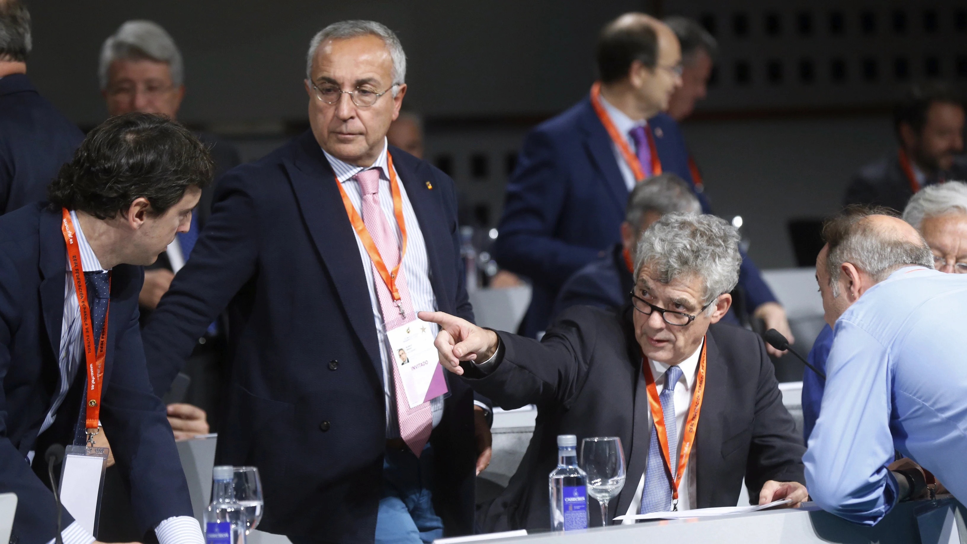 &Aacute;ngel Mar&iacute;a Villar, durante la Asamblea General Extraordinaria de la RFEF