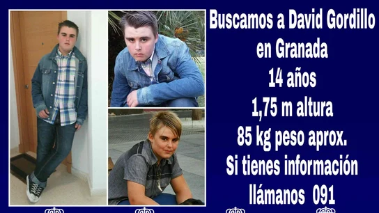 David Gordillo, niño de 14 años desaparecido David Gordillo, niño de 14 años desaparecido
