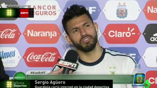Sergio 'Kun' Ag&uuml;ero, jugador del Manchester City