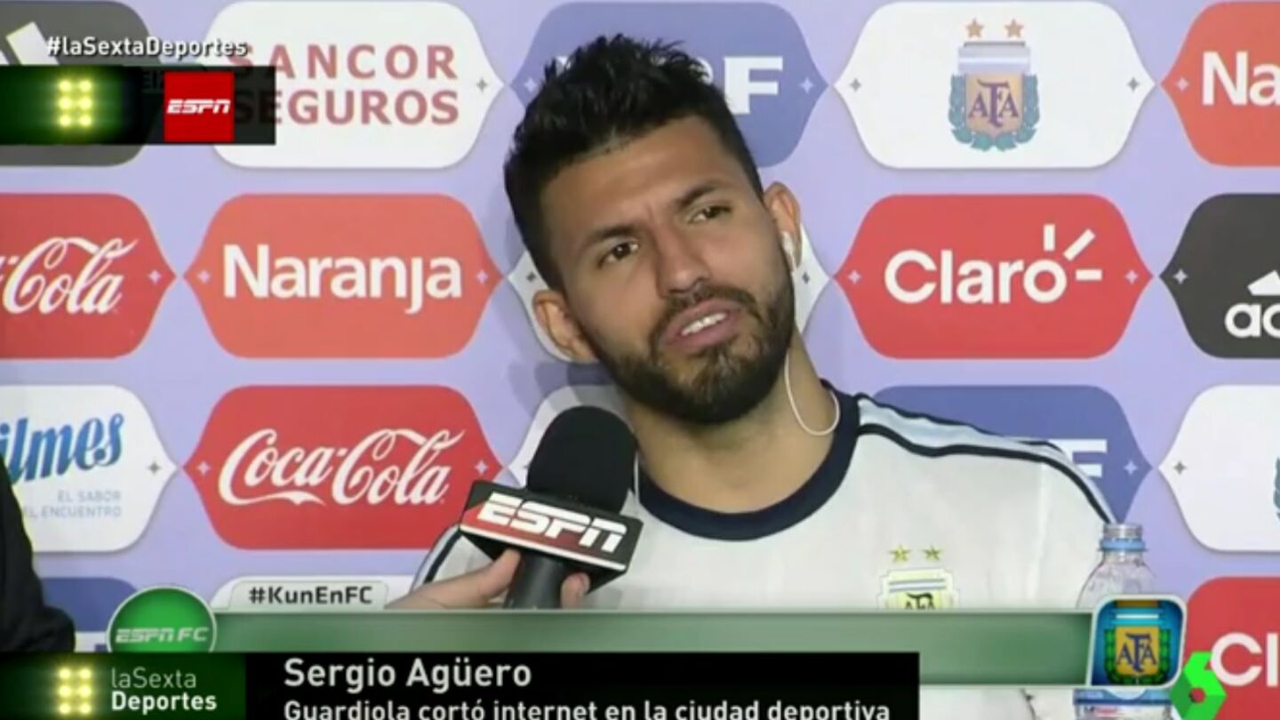 Sergio 'Kun' Ag&uuml;ero, jugador del Manchester City