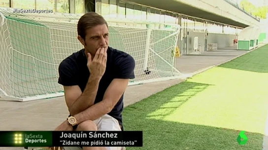 Joaquín: "Zidane me pidió la camiseta" Joaquín: "Zidane me pidió la camiseta"
