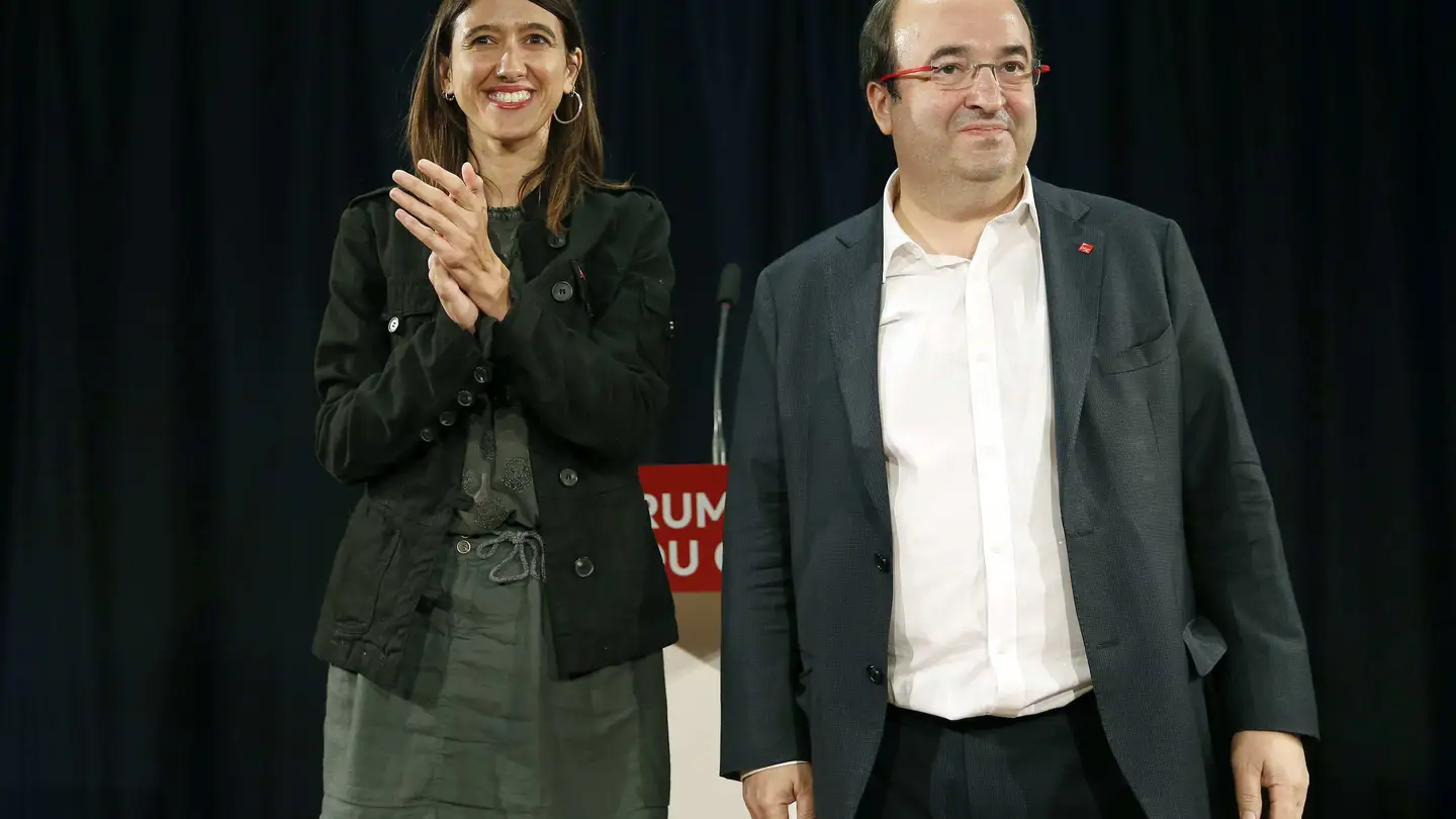 Nuria Parlón y Miquel Iceta Nuria Parlón y Miquel Iceta