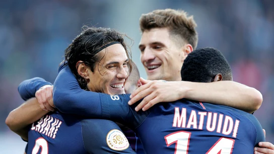 El PSG celebra un gol El PSG celebra un gol