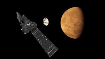 El proyecto ExoMars acercándose al planeta Marte