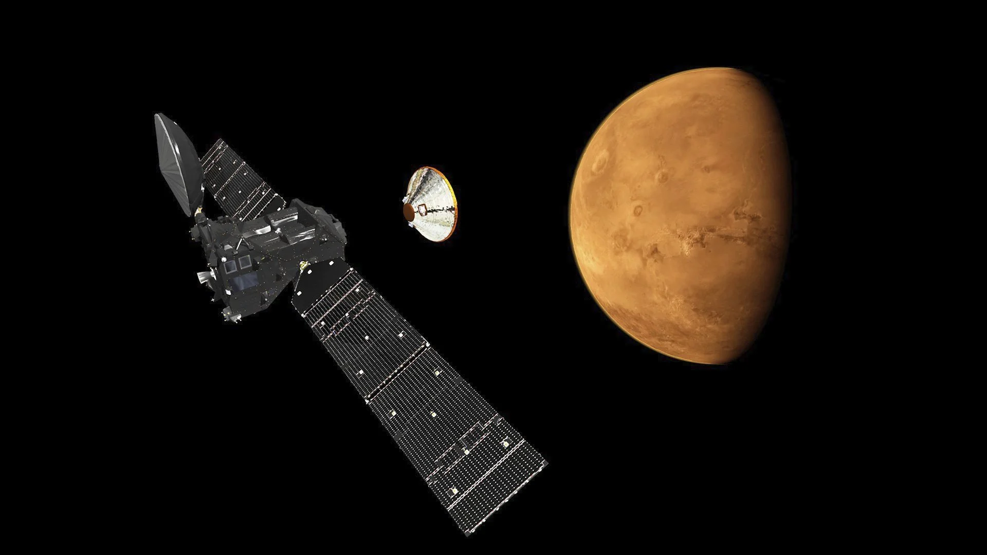 El proyecto ExoMars acercándose al planeta Marte