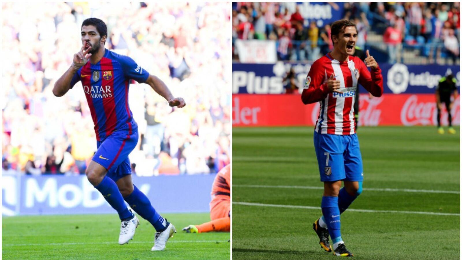 Luis Su&aacute;rez vs Griezmann
