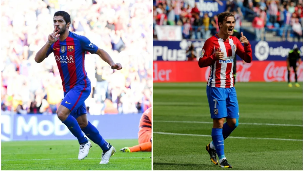 Luis Suárez vs Griezmann