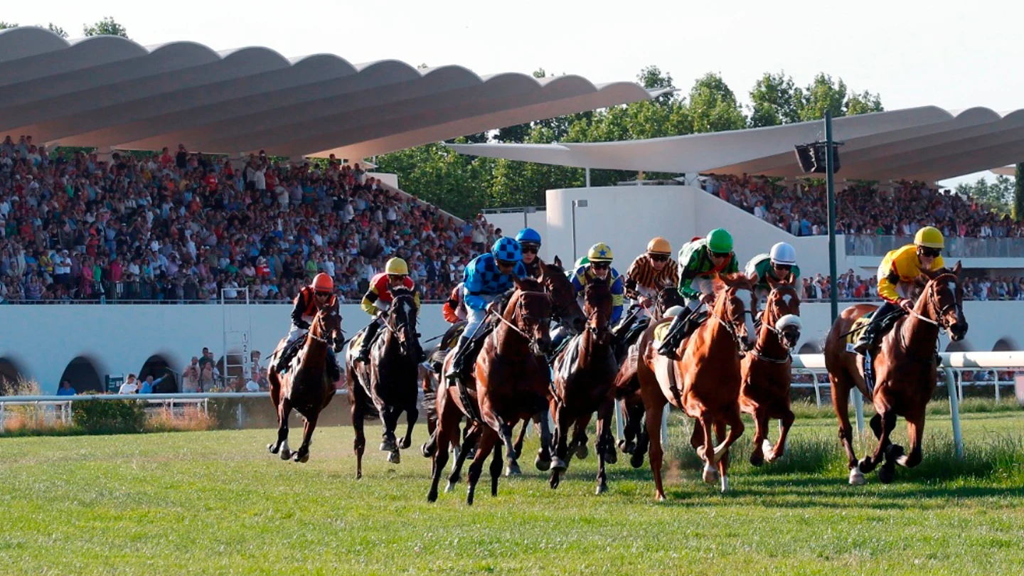 Una carrera en el Hipódromo de la Zarzuela Una carrera en el Hipódromo de la Zarzuela