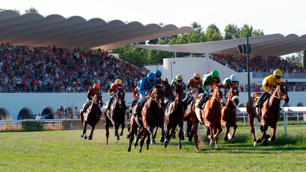Una carrera en el Hipódromo de la Zarzuela Una carrera en el Hipódromo de la Zarzuela