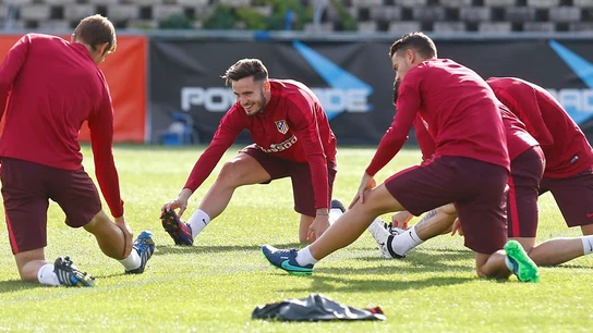 Saúl se entrena con el Atlético Saúl se entrena con el Atlético