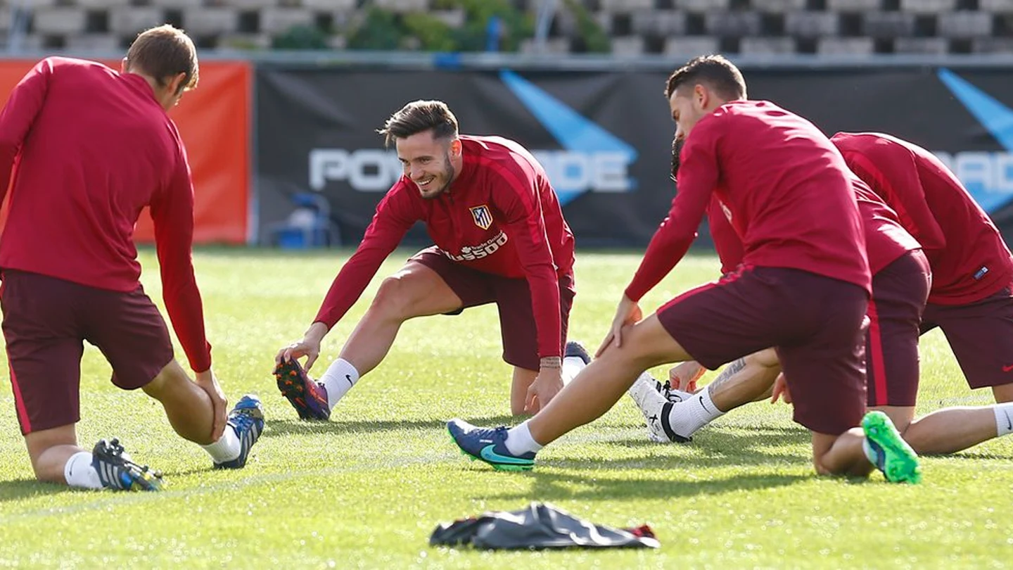 Saúl se entrena con el Atlético Saúl se entrena con el Atlético