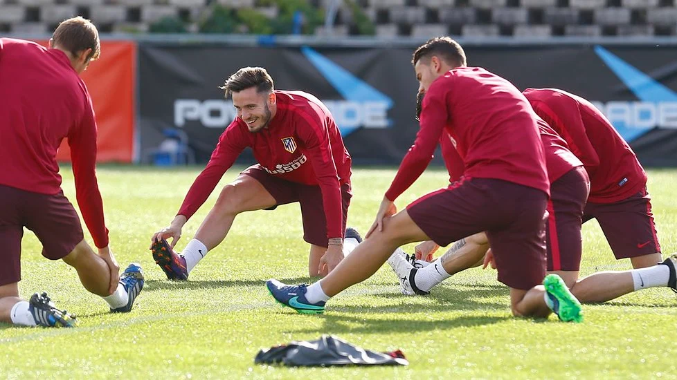 Saúl se entrena con el Atlético Saúl se entrena con el Atlético