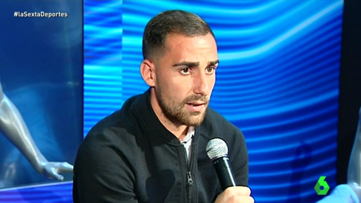 Paco Alc&aacute;cer, jugador del F. C Barcelona