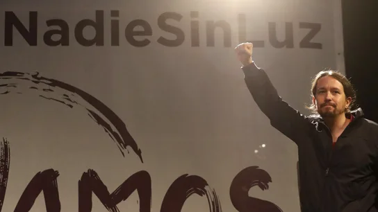 Pablo Iglesias, durante un mitin de Podemos Pablo Iglesias, durante un mitin de Podemos