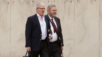 Pablo Crespo y su abogado llegan a declarar a la Audiencia Nacional