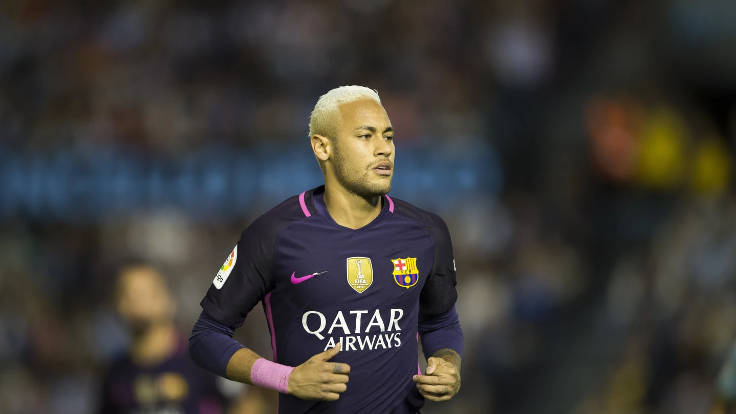 Neymar, en un partido con el Barcelona Neymar, en un partido con el Barcelona
