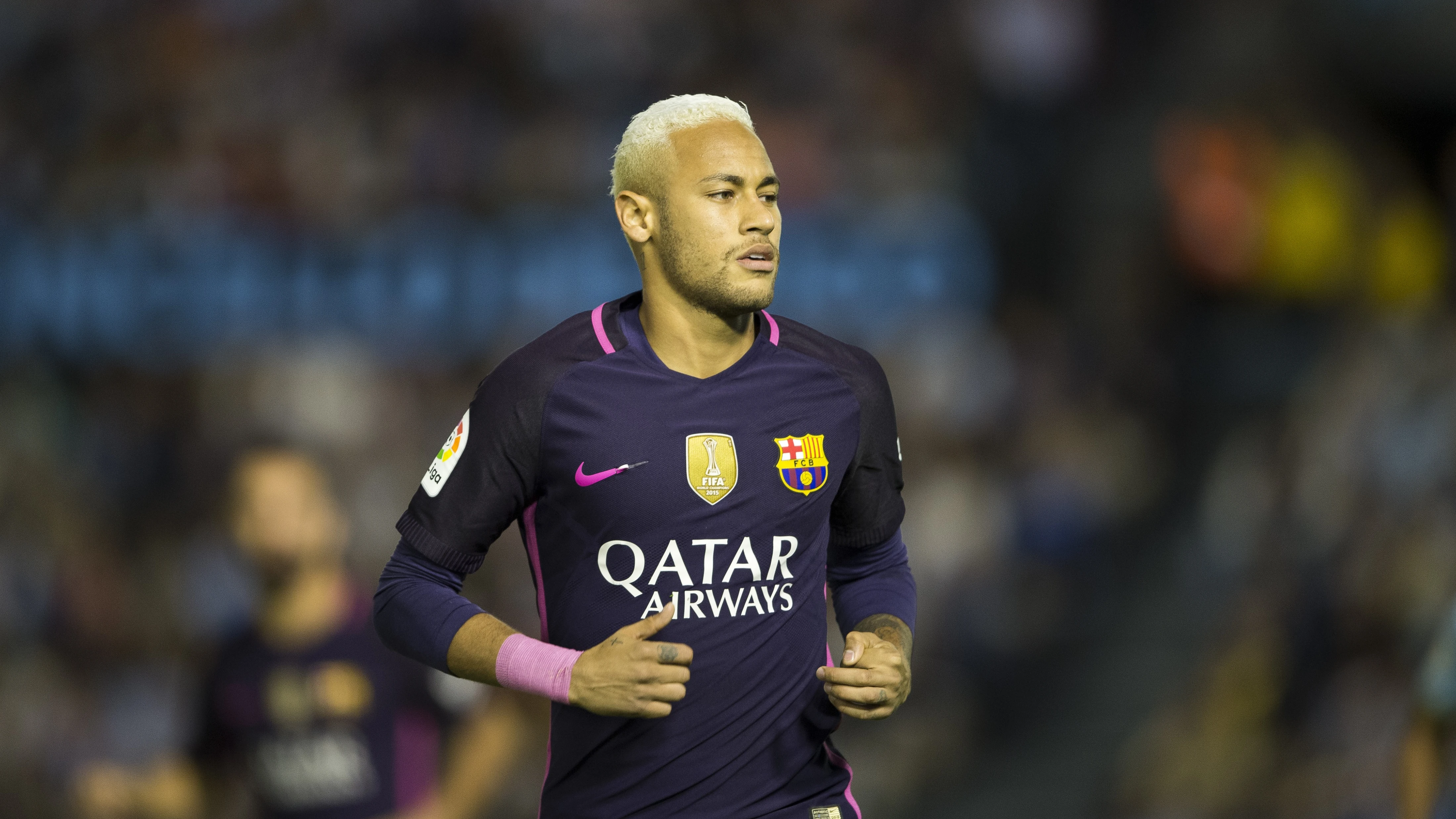 Neymar, en un partido con el Barcelona Neymar, en un partido con el Barcelona