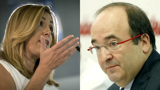 Susana Díaz y Miquel Iceta Susana Díaz y Miquel Iceta