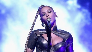 Beyoncé durante el concierto benéfico Tidal X 1015