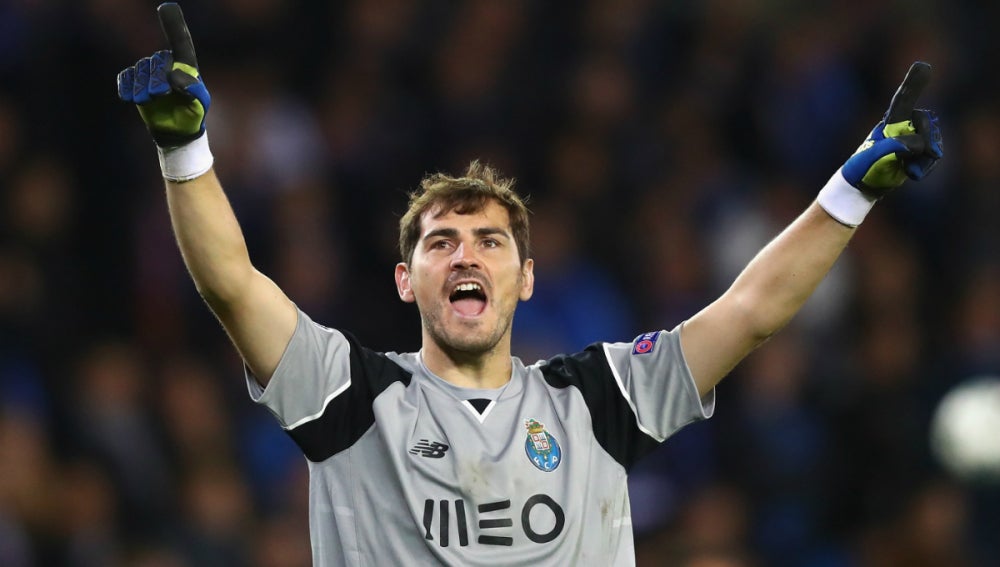 Casillas celebra una victoria