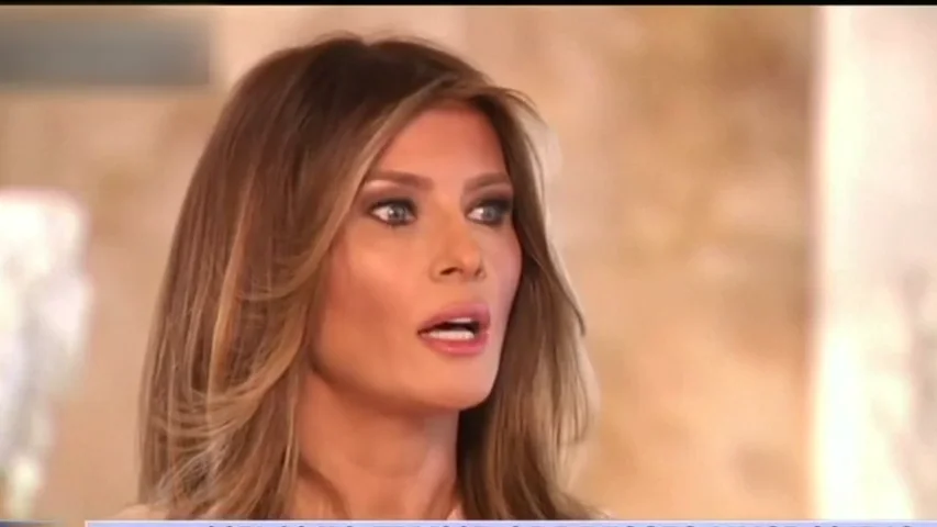 Frame 9.085672 de: MELANIA TRUMP DEFIENDE A SU MARIDO ANTE SUS ATAQUES MACHISTAS