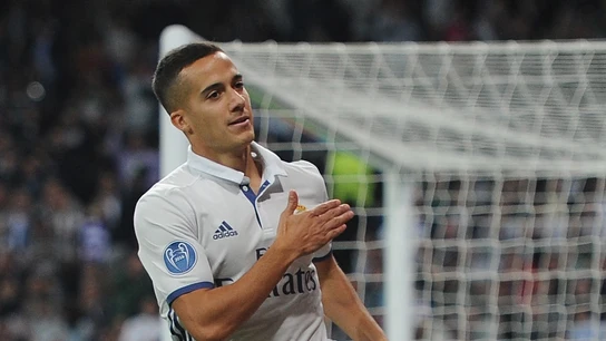 Lucas Vázquez celebra un gol Lucas Vázquez celebra un gol