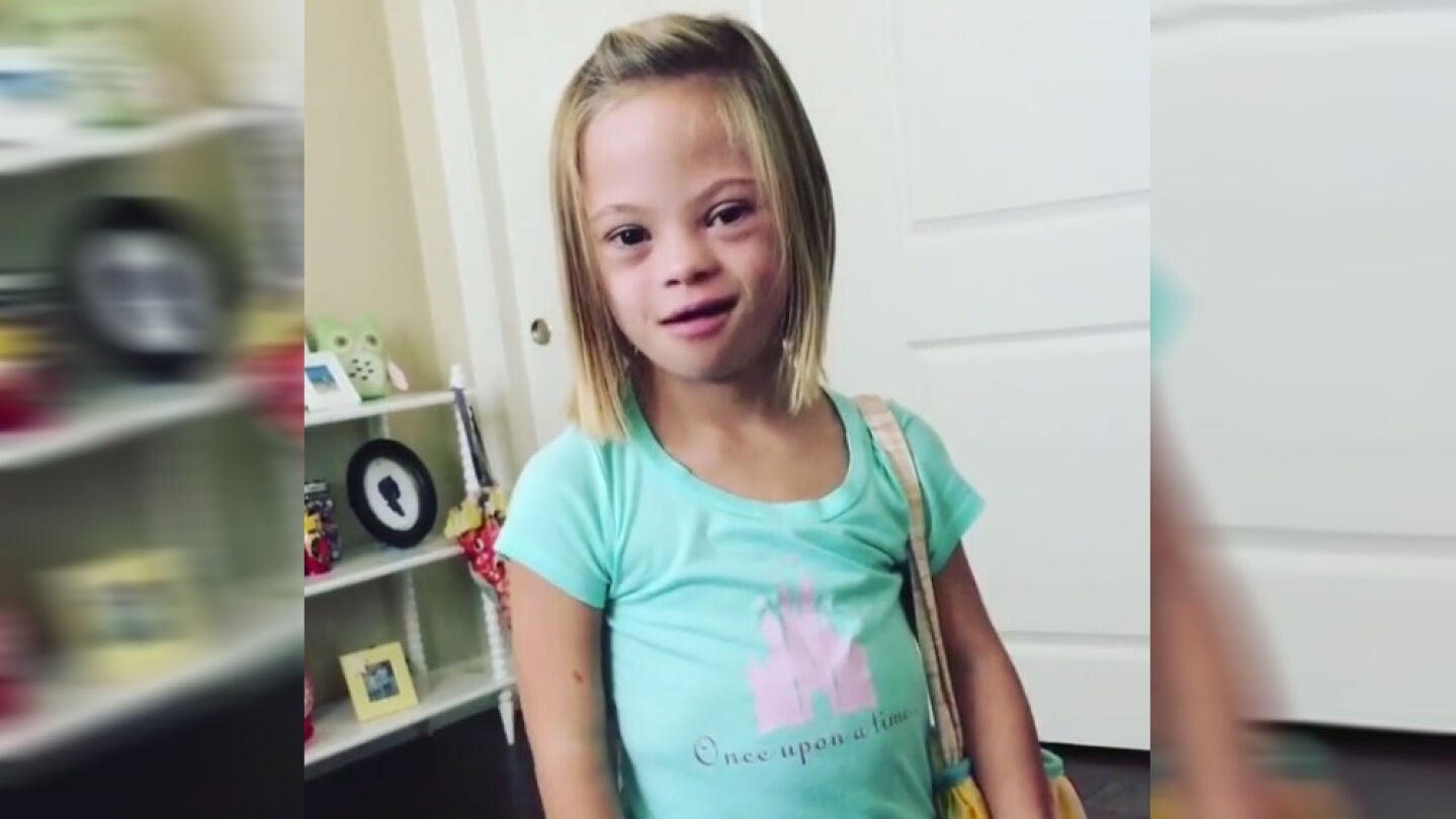 El emocionante v&iacute;deo de Sof&iacute;a, una ni&ntilde;a con s&iacute;ndorme de Down