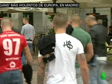 Ultras del Legia en Madrid Ultras del Legia en Madrid