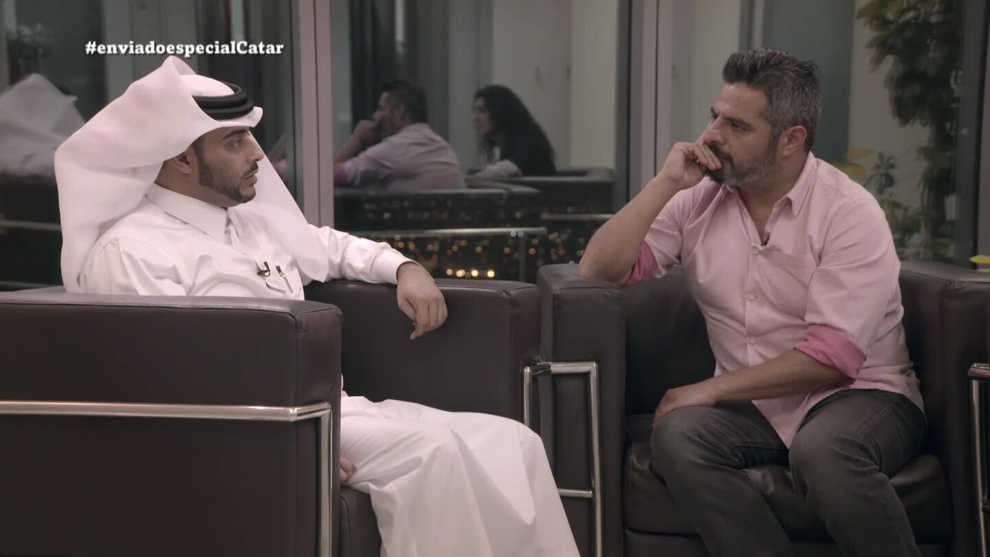 Jalis de la Serna entrevista en Enviado especial a una persona de la familia real catar&iacute;