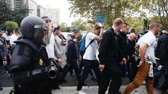 Seguridad en torno a la afici&oacute;n del Legia