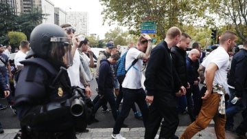 Seguridad en torno a la afición del Legia