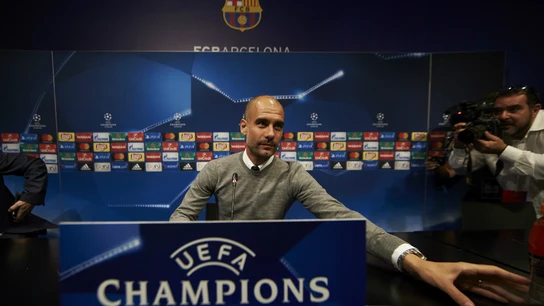 Guardiola, en sala de prensa Guardiola, en sala de prensa