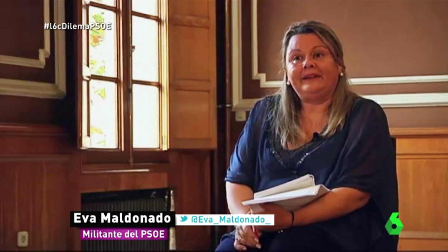 Frame 18.445767 de: Eva, militante del PSOE: "Nos han amordazado, no deber&iacute;an obviarnos ni despreciarnos"