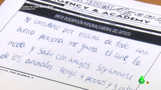 Frame 60.063071 de: As&iacute; se describe Diana Quer: "Me considero por encima de todo una buena persona"