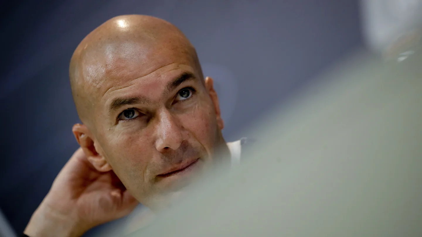 Zidane, en rueda de prensa Zidane, en rueda de prensa