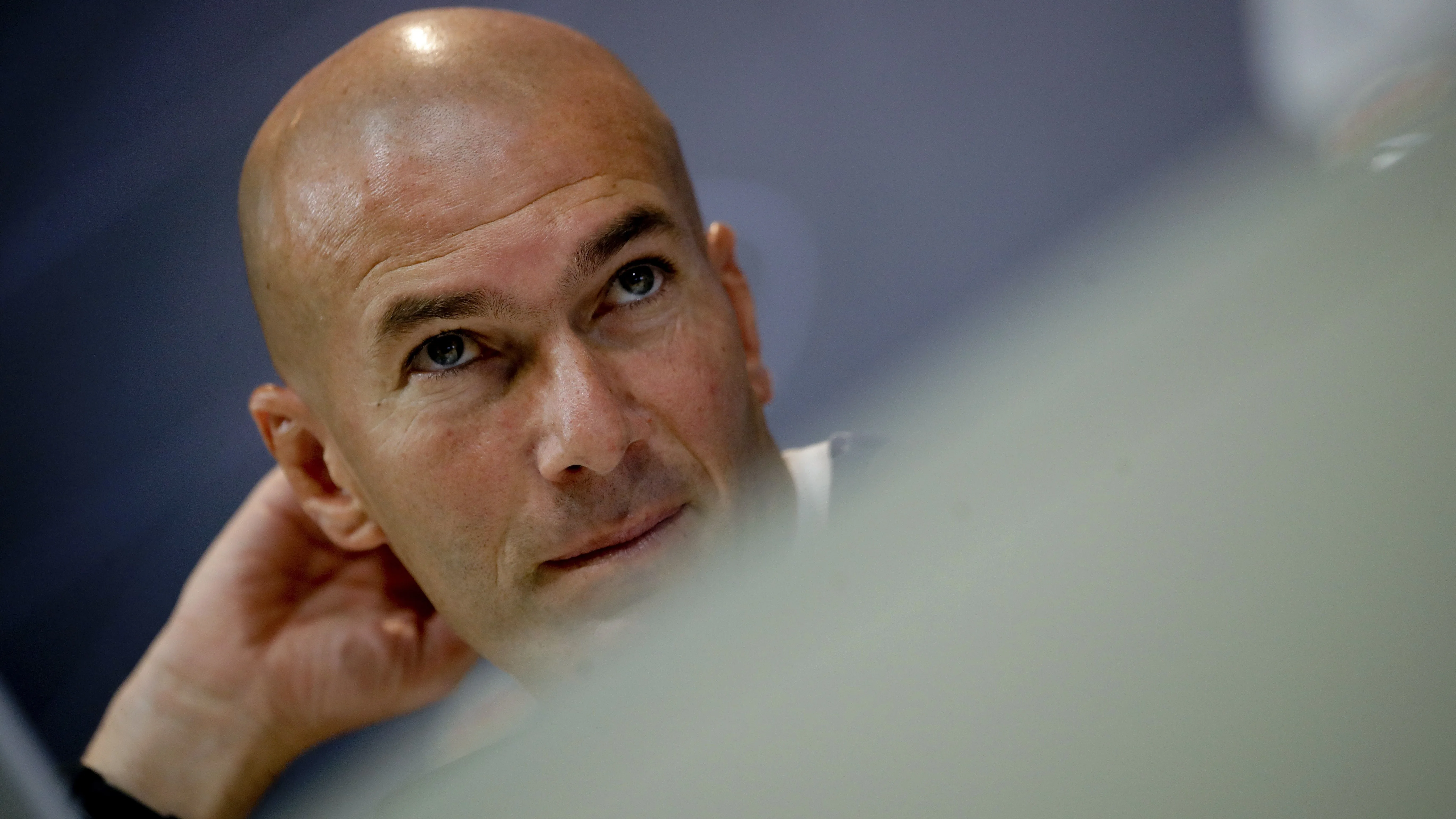 Zidane, en rueda de prensa Zidane, en rueda de prensa