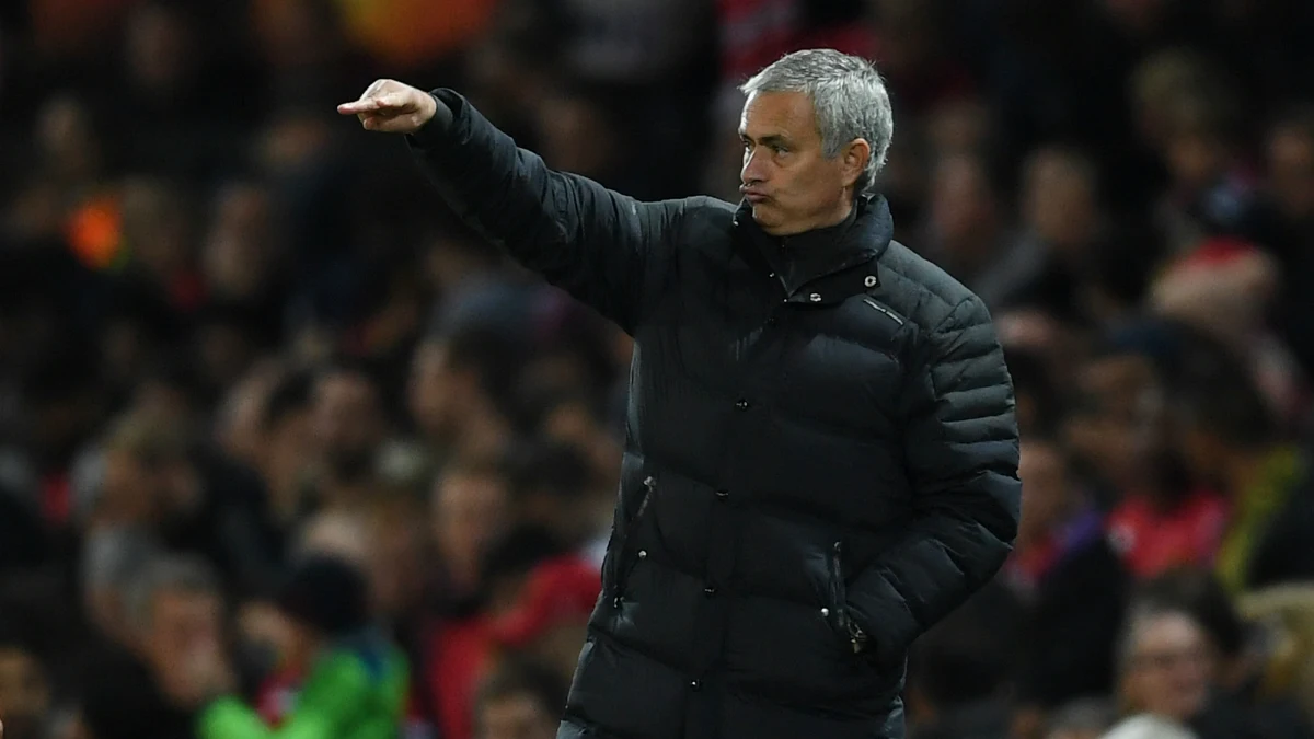 Jose Mourinho, con el United